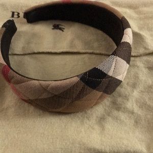 Burberry check headband